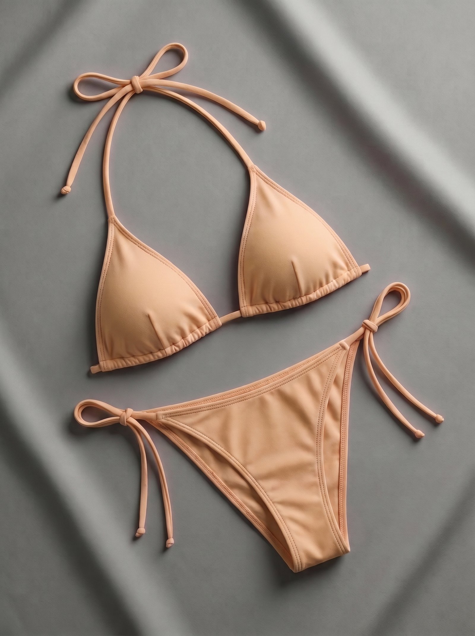 Plain Jersey Bikni Set  (Black, Blue, Maroon, Pink, Red, Skin) | Sizes 32–42 - Image 5