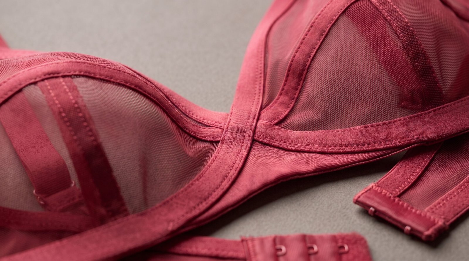 Women’s Net Bra – Soft Transparent Mesh Bra (Black, Blue, Maroon, Pink) | Sizes 32–42 - Image 8