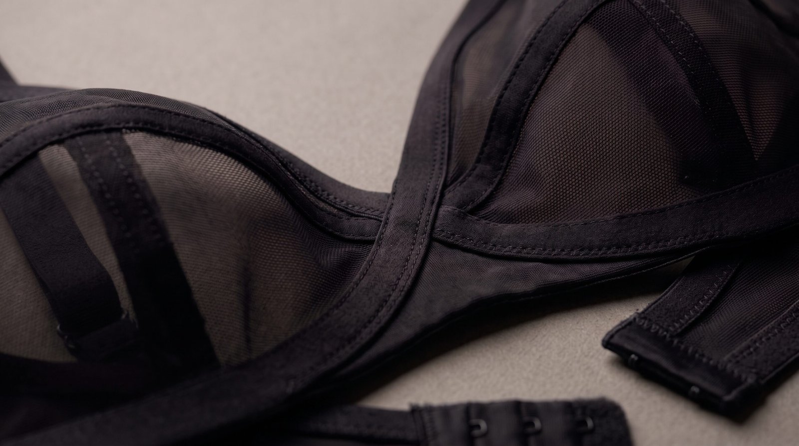 Women’s Net Bra – Soft Transparent Mesh Bra (Black, Blue, Maroon, Pink) | Sizes 32–42 - Image 5