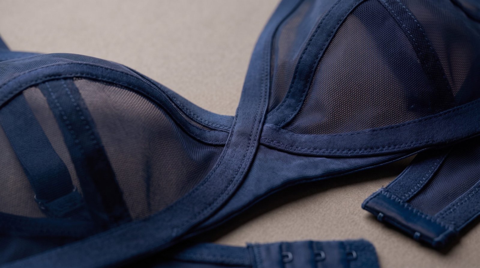 Women’s Net Bra – Soft Transparent Mesh Bra (Black, Blue, Maroon, Pink) | Sizes 32–42 - Image 7