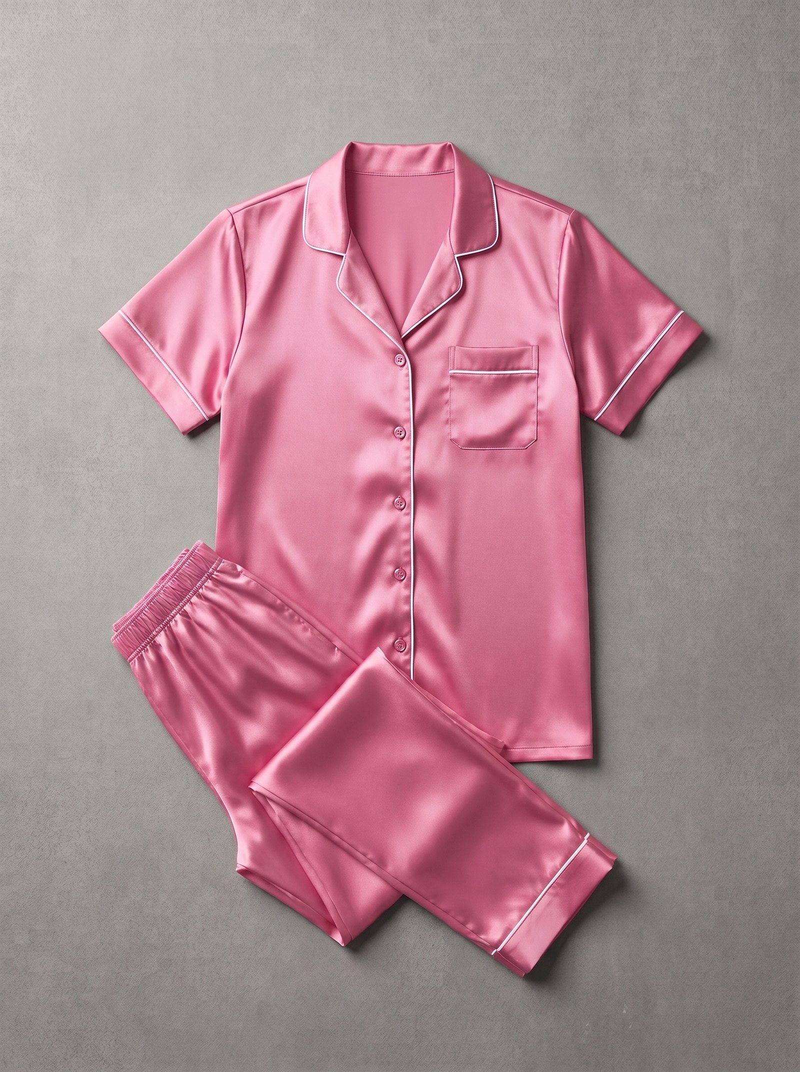 Women's 2-Piece Satin Nightwear Set - Image 5